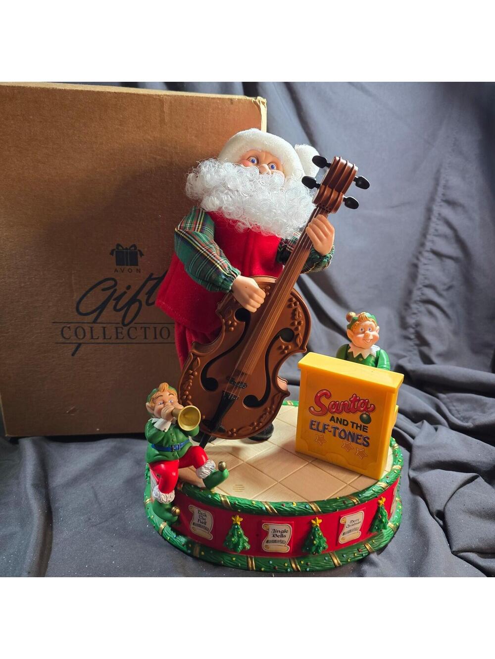 Avon Santa and the Elf-Tones Voice Activated Animated Christmas 2001